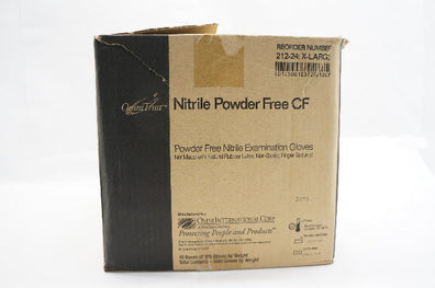 Omnitrust 212-24 nitril Powder free CF X-Large Examination Gloves - Case of 1000
